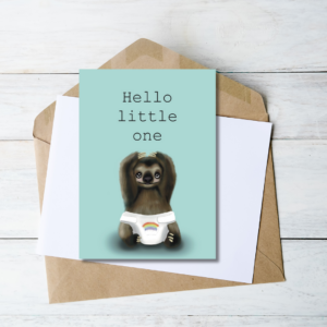 Hello little one - Blue