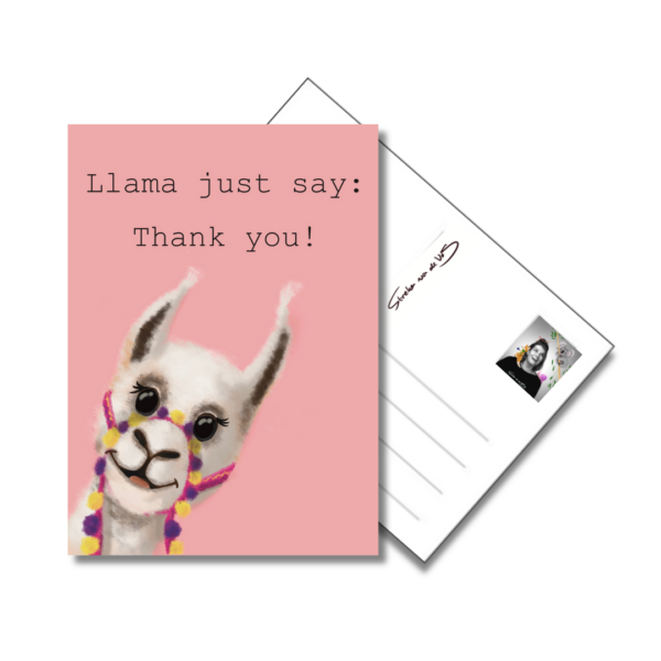 Llama Just Say: Thank You - Afbeelding 2