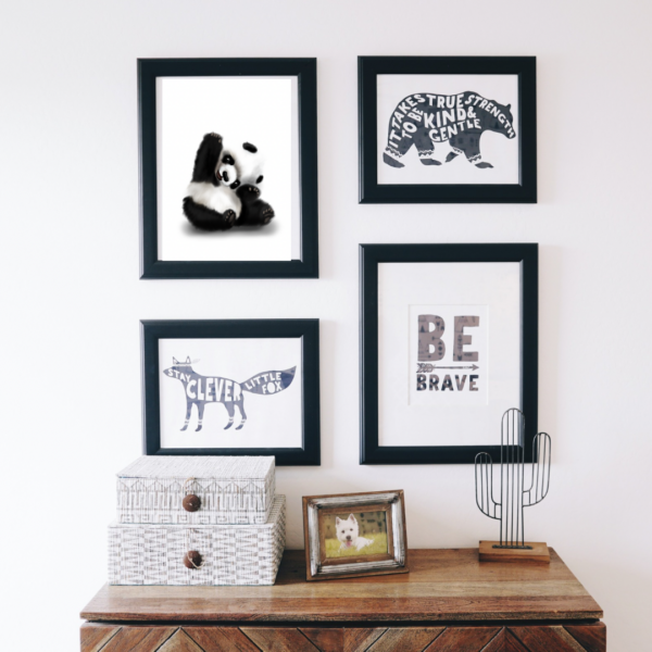 Panda (poster A4) - Afbeelding 3
