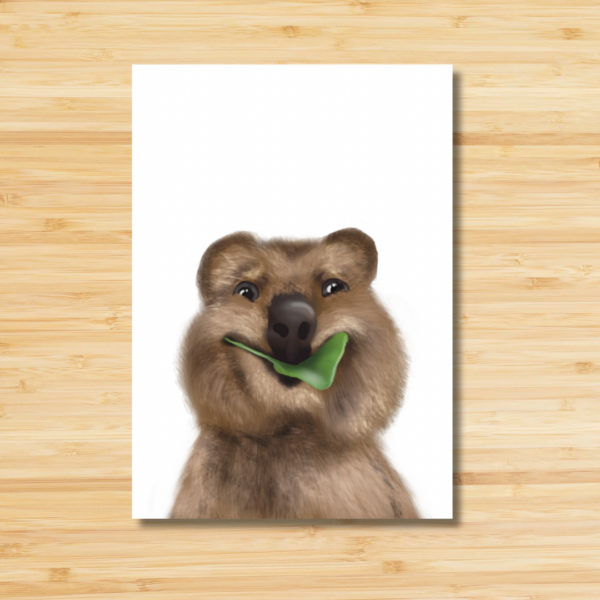 Happy Quokka (poster A4) - Afbeelding 2