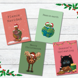 Setje Kerstkaarten (4x)