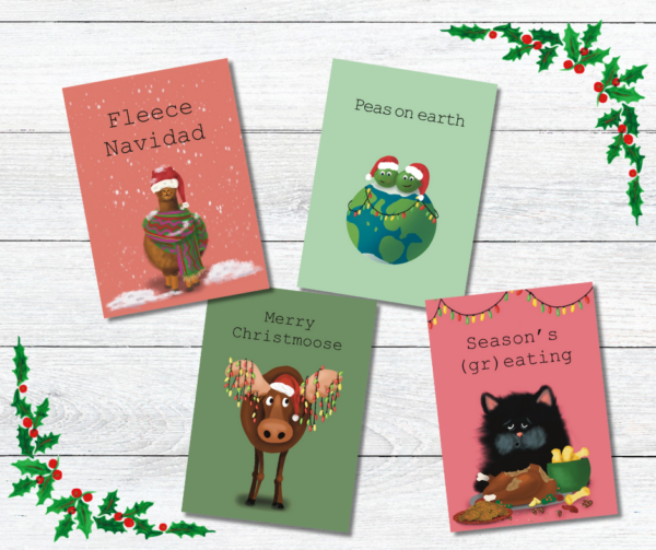 Setje Kerstkaarten (4x)